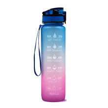 Load image into Gallery viewer, Motivational 1L Water Bottle for Boosting Daily Water Intake | BPA-Free Tritan Plastic | Removable Strainer | Easy to Clean | Ideal Gift Choice