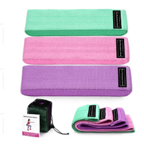 Load image into Gallery viewer, SOMA High Strength Squat Hip Bands | 3 Piece Premium Set | Sculpt and Tone