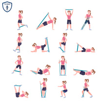 Load image into Gallery viewer, SOMA High Strength Squat Hip Bands | 3 Piece Premium Set | Sculpt and Tone