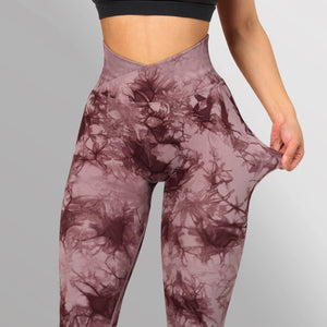 Women's Seamless Tie Dye Leggings | Unique Design | Comfortable Material