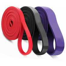 Load image into Gallery viewer, Enhance Your Home Workouts with our 3 Piece SOMA Power Resistance Bands | 208cm Circumference | Variable Resistance Levels | Suitable for Men and Women
