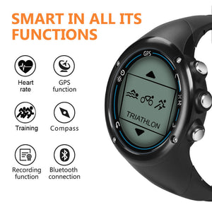 Sunroad Ironman GPS Sports Watch | GPS Positioning | Compass| Photoelectric Heart Rate Monitor | Fitness Tracking