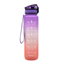 Load image into Gallery viewer, Motivational 1L Water Bottle for Boosting Daily Water Intake | BPA-Free Tritan Plastic | Removable Strainer | Easy to Clean | Ideal Gift Choice
