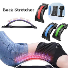 Load image into Gallery viewer, Back Stretcher Adjustable Back Cracker Massage Waist Neck Fitness Lumbar Cervical Spine Support Pain Relief
