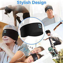Load image into Gallery viewer, Wireless Bluetooth Headband Headphones | Sleep Headphones &amp; Sports Headband 2 in 1 | Perfect for Gym Sessions, Running, Yoga, and Outdoor Activities
