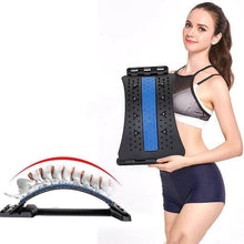 Load image into Gallery viewer, Back Stretcher Adjustable Back Cracker Massage Waist Neck Fitness Lumbar Cervical Spine Support Pain Relief
