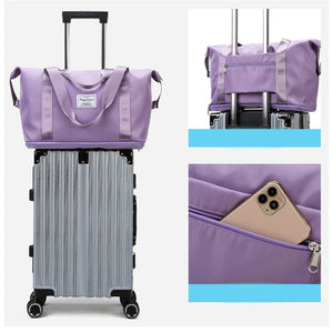 Stylish Large Capacity Shoulder Gym or Travel Bag | Fashionable & Functional | Excellent Storage Capabilities | Wet and Dry Separation Compartment