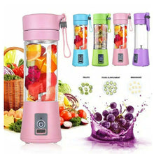 Load image into Gallery viewer, Powerful USB Rechargeable Portable Blender | 6 Blades | Easy Cleaning | Food-Grade Materials | 380ML Capacity
