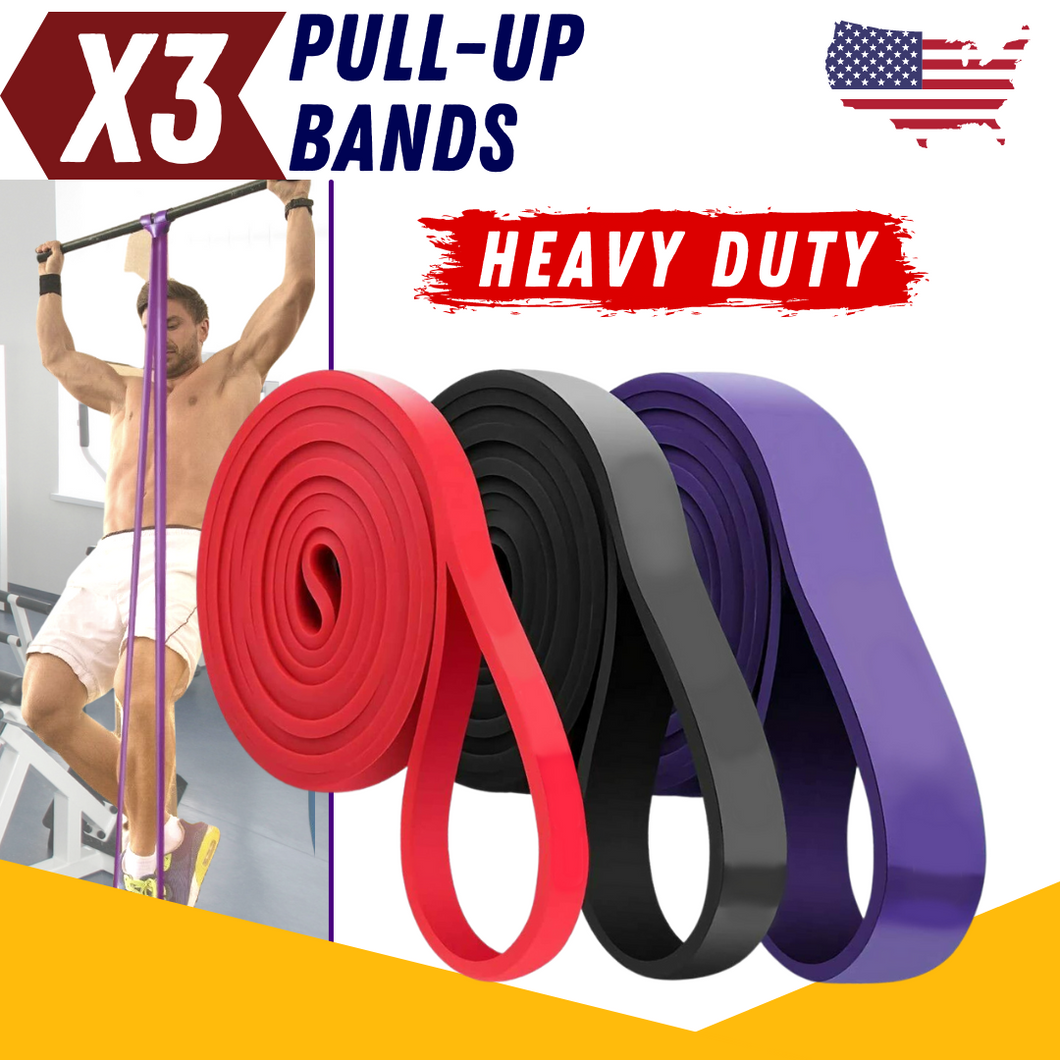 Enhance Your Home Workouts with our 3 Piece SOMA Power Resistance Bands | 208cm Circumference | Variable Resistance Levels | Suitable for Men and Women