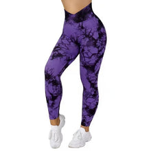 Load image into Gallery viewer, Women&#39;s Seamless Tie Dye Leggings | Unique Design | Comfortable Material
